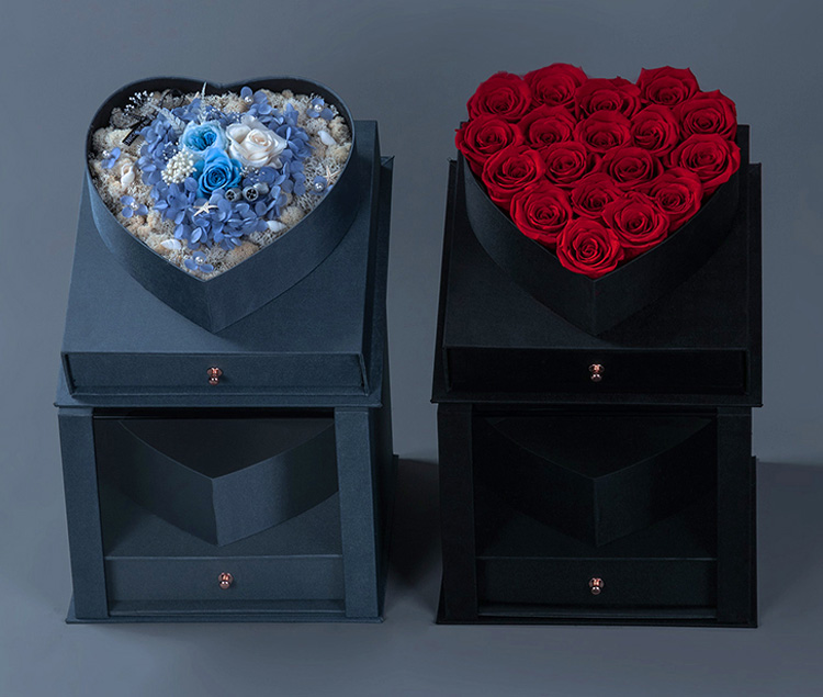High Quality Wholesale Custom Cheap Heart Shaped Gift Box Flower Boxes With  Lid Small Box For