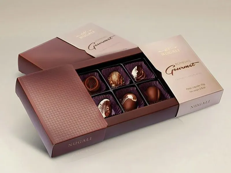 Chocolate Cardboard Gift Box Packaging