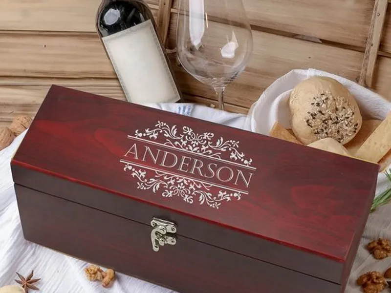 Large Red Luxury Wine Gift Box