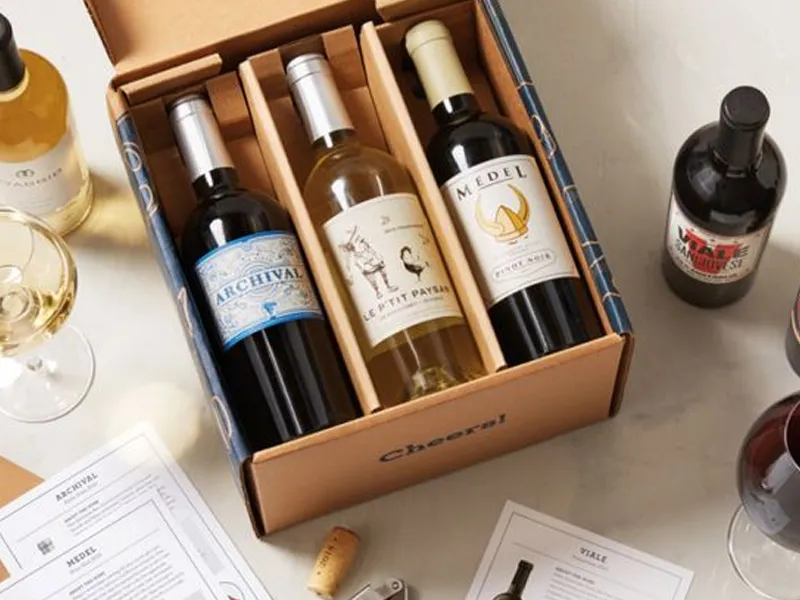 Rigid Wine Gift Box With Cardboard Insert-1