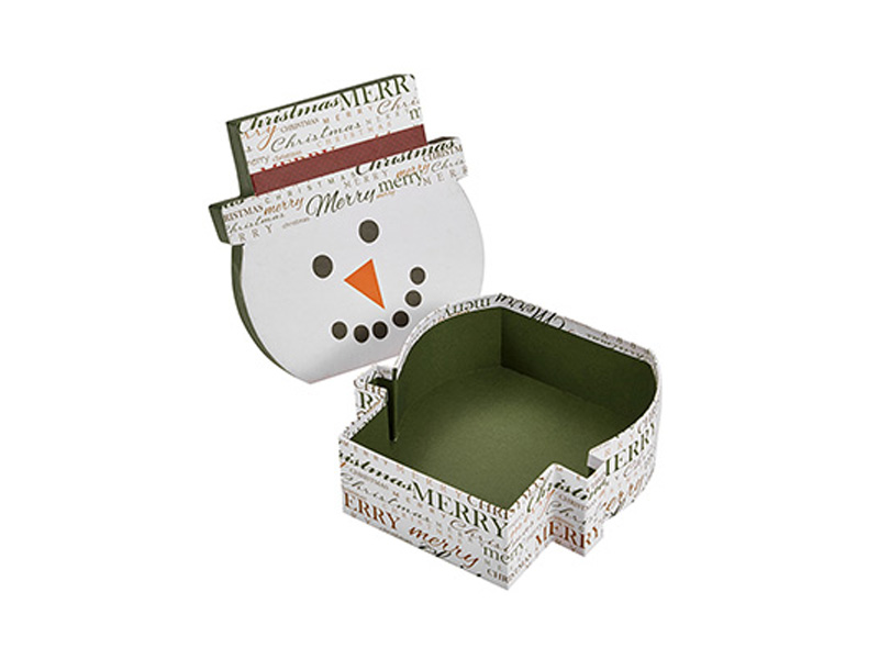 White Christmas Cardboard Sweet Candy Gift Box