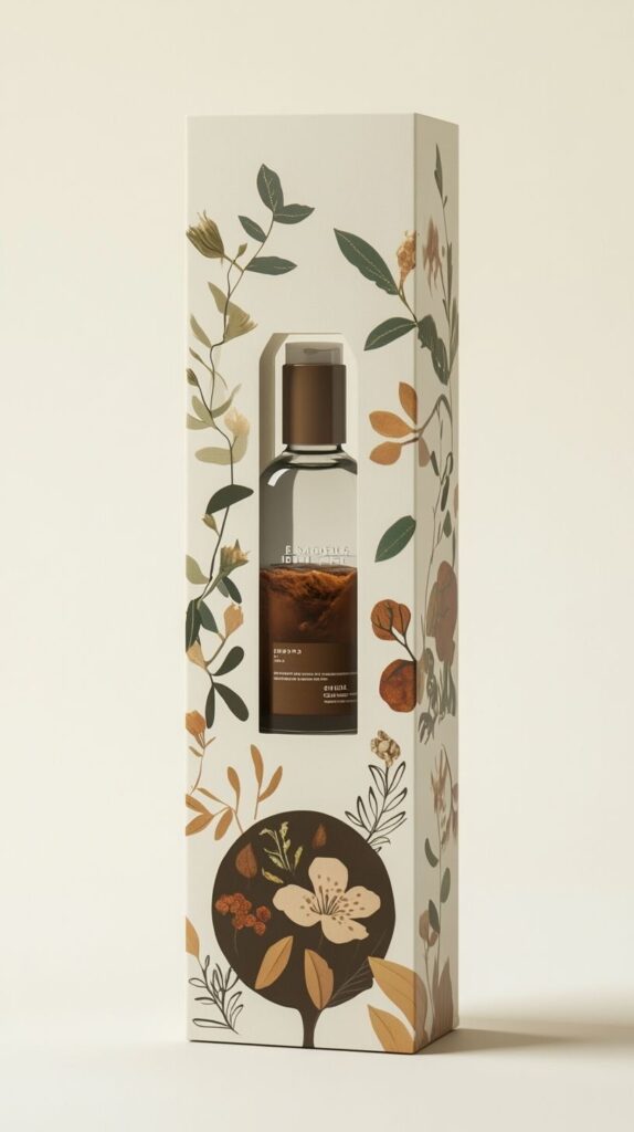 Shampoo Bottle in a Window Packaging